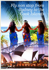 Fly non stop from Sydney to the Cook Islands